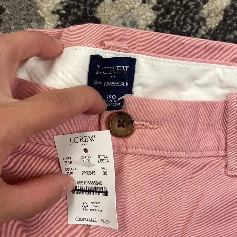 J.Crew 5" flex chino short* - Picture 7 of 8